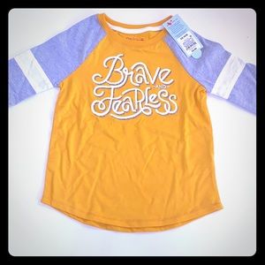 Mustard & Gray 3/4 sleeve Girl’s Tee